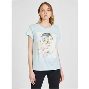 Light Blue Women's T-Shirt Guess - Women