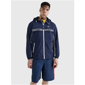 Dark Blue Men's Lightweight Hooded Jacket Tommy Jeans - Mens