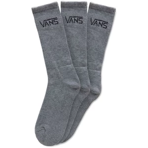 VANS 3 PACK - ponožky CLASSIC CREW Heather Grey 38,5-42