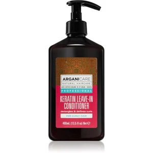 Arganicare Keratin bezoplachový kondicionér pro kudrnaté vlasy 400 ml