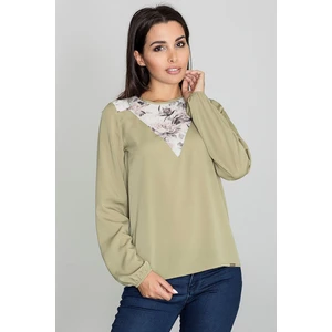 Figl Woman's Blouse M549 Olive