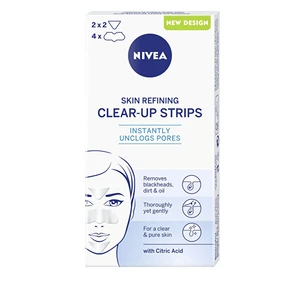 Nivea Osvěžující čisticí pleťové náplasti (Refining Clear-Up Strips) 6 ks