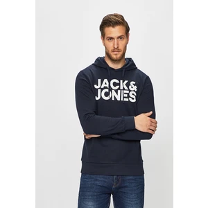 Jack&Jones Pánská mikina JJECORP 12152840 Navy Blazer Reg /Large Print XL