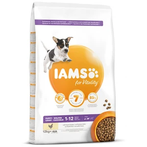 IAMS Dog Puppy Small & Medium Chicken 12kg