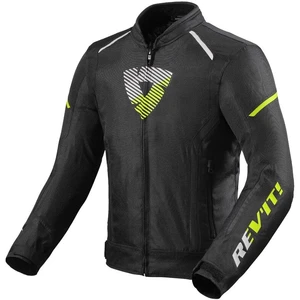 Rev'it! Sprint H2O Black/Neon Yellow 2XL Textile Jacket