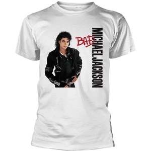 Michael Jackson Koszulka Bad Biała L