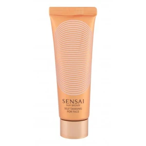 Sensai Silky Bronze samoopaľovací gélový krém na tvár 50 ml