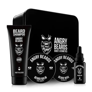 Angry Beards Darčeková sada starostlivosť o fúzy Saloon