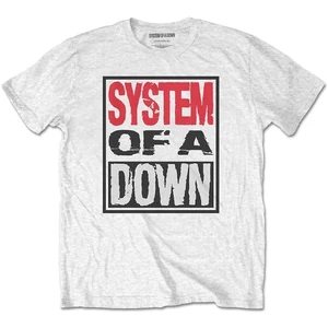 System of a Down Tričko Triple Stack Box Bílá M