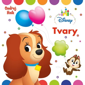 Baby knížka leporelo veršované obrázkové Disney tvary