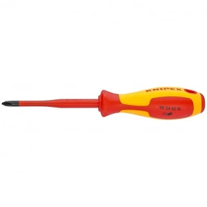 Šroubovák křížový (Philips), izolovaný 1000V, různé velikosti a délky - KNIPEX Délka: 212 mm, Velikost: PH2, Provedení: Standardní