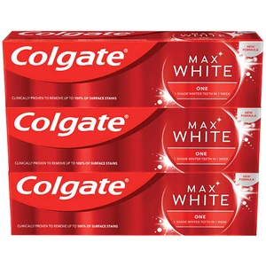 Colgate Max White One bělicí zubní pasta 3x75 ml