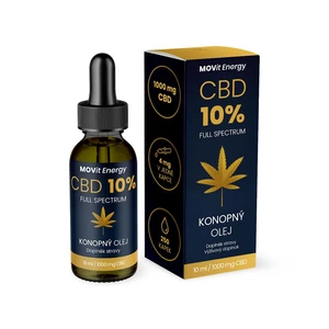 CBD 10% Konopný olej Full Spectrum MOVit Energy (10 ml)