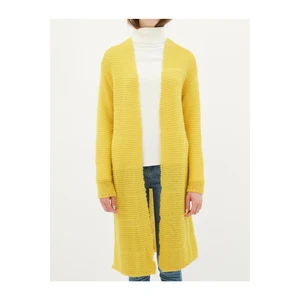 Koton Cardigan - Yellow - Relaxed fit