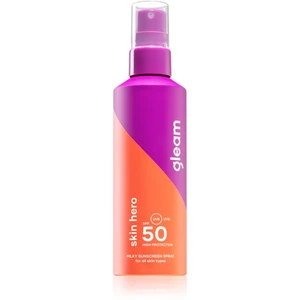 Gleam Skin hero ľahký sprej na opaľovanie SPF 50 200 ml