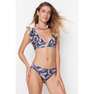 Trendyol Bikini Bottom - Multi-color - Tropical