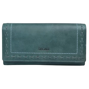 SEGALI Dámská kožená peněženka 7052 green