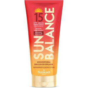 Farmona Sun Balance voděodolné mléko na opalování SPF 15 150 ml