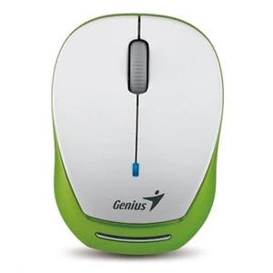 Myš Genius Micro Traveler 9000R V3 (31030132102) biela/zelená bezdrôtová myš • optický senzor • rozlíšenie 1 200 DPI • 3 tlačidlá • frekvencia 2,4 GHz