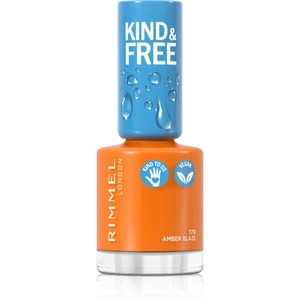 Rimmel Kind & Free lak na nechty odtieň 170 Amber Blaze 8 ml