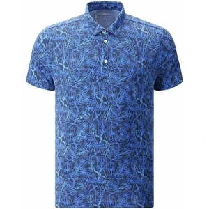 Chervo Mens Anyone Polo Blue Pattern 54