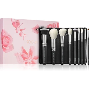 ZOEVA The Complete Brush Set Sada štetcov s taštičkou 9 ks