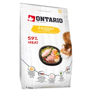 ONTARIO Cat Exigent granule pre mačky 1 ks, Hmotnosť balenia (g): 2 kg