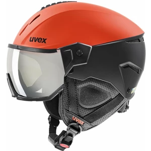 UVEX Instinct Visor Fierce Red/Black Mat 60-62 cm Kask narciarski