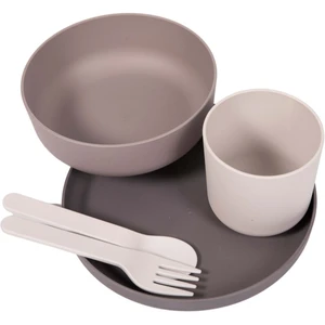 Bo Jungle Tableware Set jídelní sada pro děti Grey 5 ks