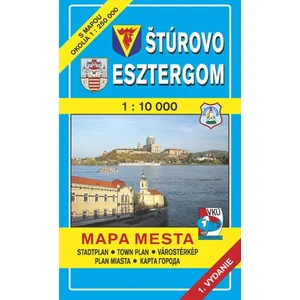 Štúrovo Esztergom 1 : 10 000 Mapa mesta