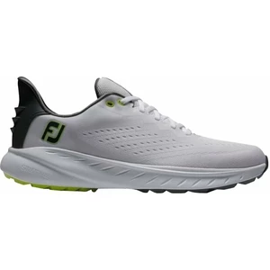 Footjoy Flex XP Mens Golf Shoes White/Black/Lime 47