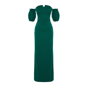 Dámské šaty Trendyol TPRSS23AE00091/Green