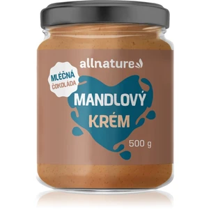 Allnature Mandľový krém s mliečnou čokoládou orechová nátierka s čokoládou 500 g