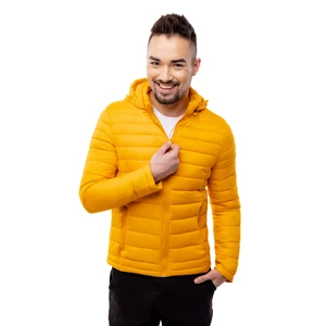 Man Quilted Jacket GLANO - yellow