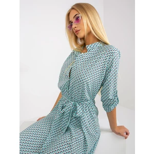 Every day mint mini dress with belt