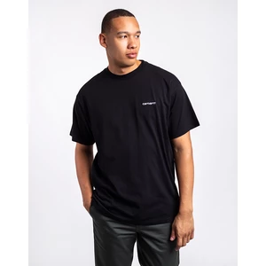 Carhartt WIP S/S Script Embroidery T-Shirt Black / White S