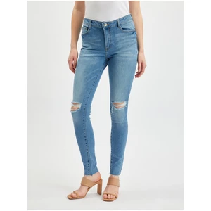 Orsay Světle modré dámské skinny fit džíny - Dámské