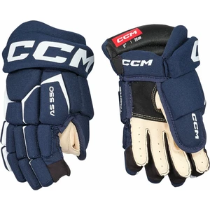 CCM Gants de hockey Tacks AS 580 JR 11 Navy/White