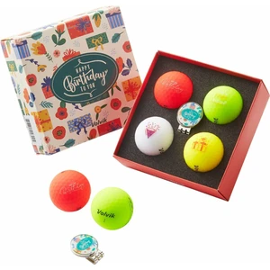 Volvik Vivid Birthday 4 Pack Golf Balls Pelotas de golf