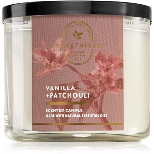 Bath & Body Works Vanilla + Patchouli vonná svíčka 411 g