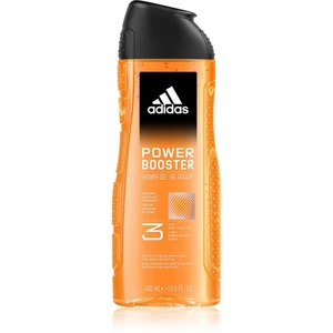 Adidas Power Booster energizujúci sprchový gél 3v1 400 ml