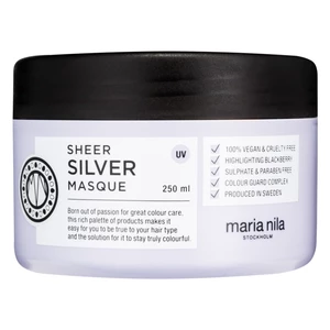Maria Nila Sheer Silver hydratačná a vyživujúca maska pre blond vlasy 250 ml