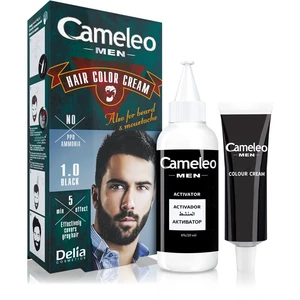 Delia Cosmetics Cameleo Men farba na vlasy odtieň 1.0 Black 30 ml