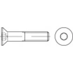 Zápustná skrutka TOOLCRAFT 148788 M3 ISO 10642 8 mm Vnút. šesťhran oceľ 100 ks