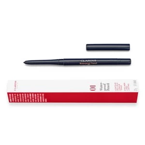 Clarins Waterproof Pencil vodeodolná ceruzka na oči odtieň 01 Black Tulip 0.29 g