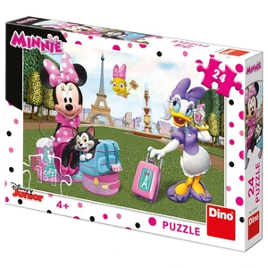 Dino Puzzle Minnie v Paříži 24 dílků