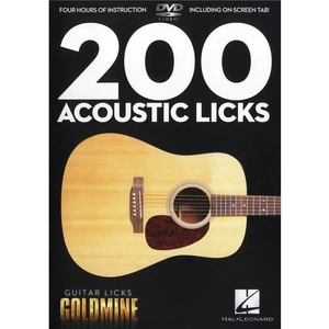 Hal Leonard 200 Acoustic Licks - Guitar Licks Goldmine Spartito