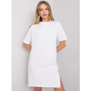 RUE PARIS Basic white dress