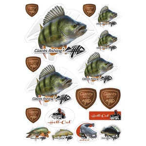 Giants fishing mix nálepiek ostriež