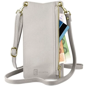 Puzdro na mobil CellularLine Mini Bag na krk (MINIBAGW) biele Praktické pouzdro na krk Cellularline Mini Bag v luxusním designu je vhodné pro uschován